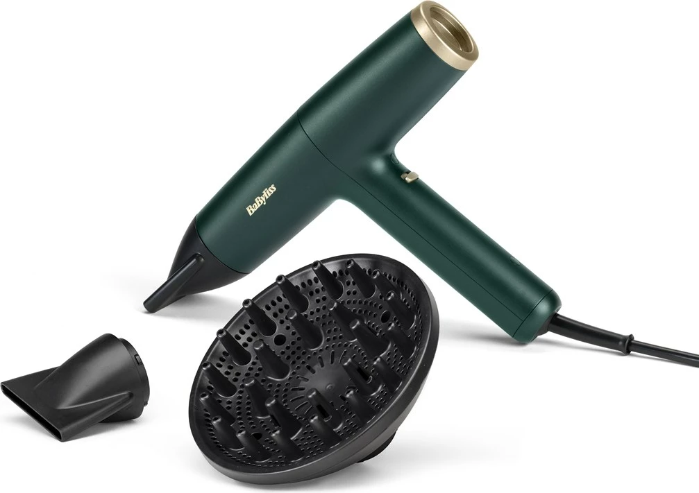 Tharëse flokësh Babyliss Air Power Pro D6555DE, 1700 W, e gjelbër