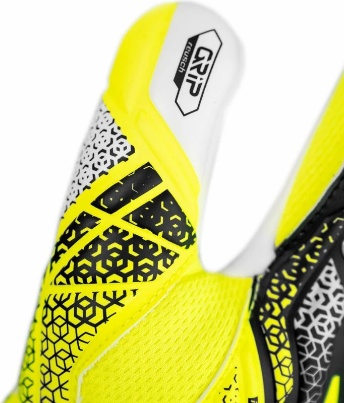 Dorëza për portier fëmijë Reusch, të zeza dhe të verdha