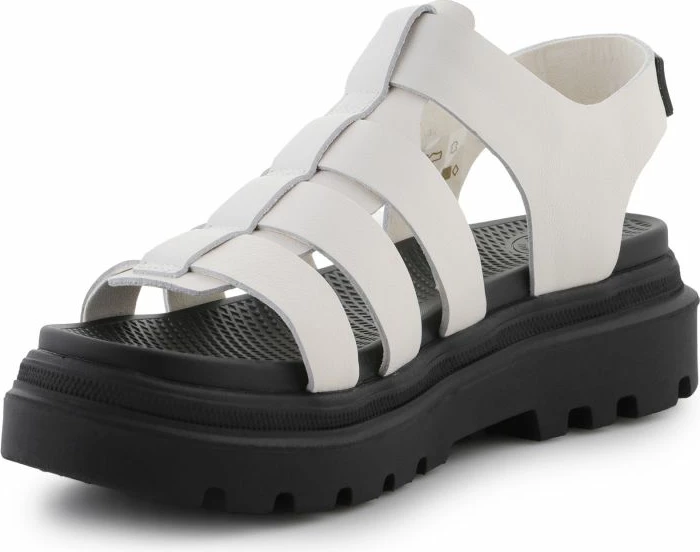 Sandale për femra Palladium, të bardha