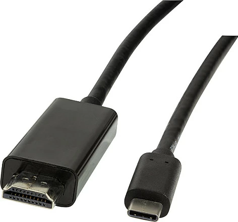 Kabllo LogiLink USB-C në HDMI, 4K/60Hz, 3 m, e zezë