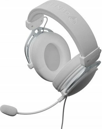 Kufje gaming GENESIS Toron 531 (NSG-2339) me mikrofon, të lidhshme me kabllo 3.5mm, të bardha