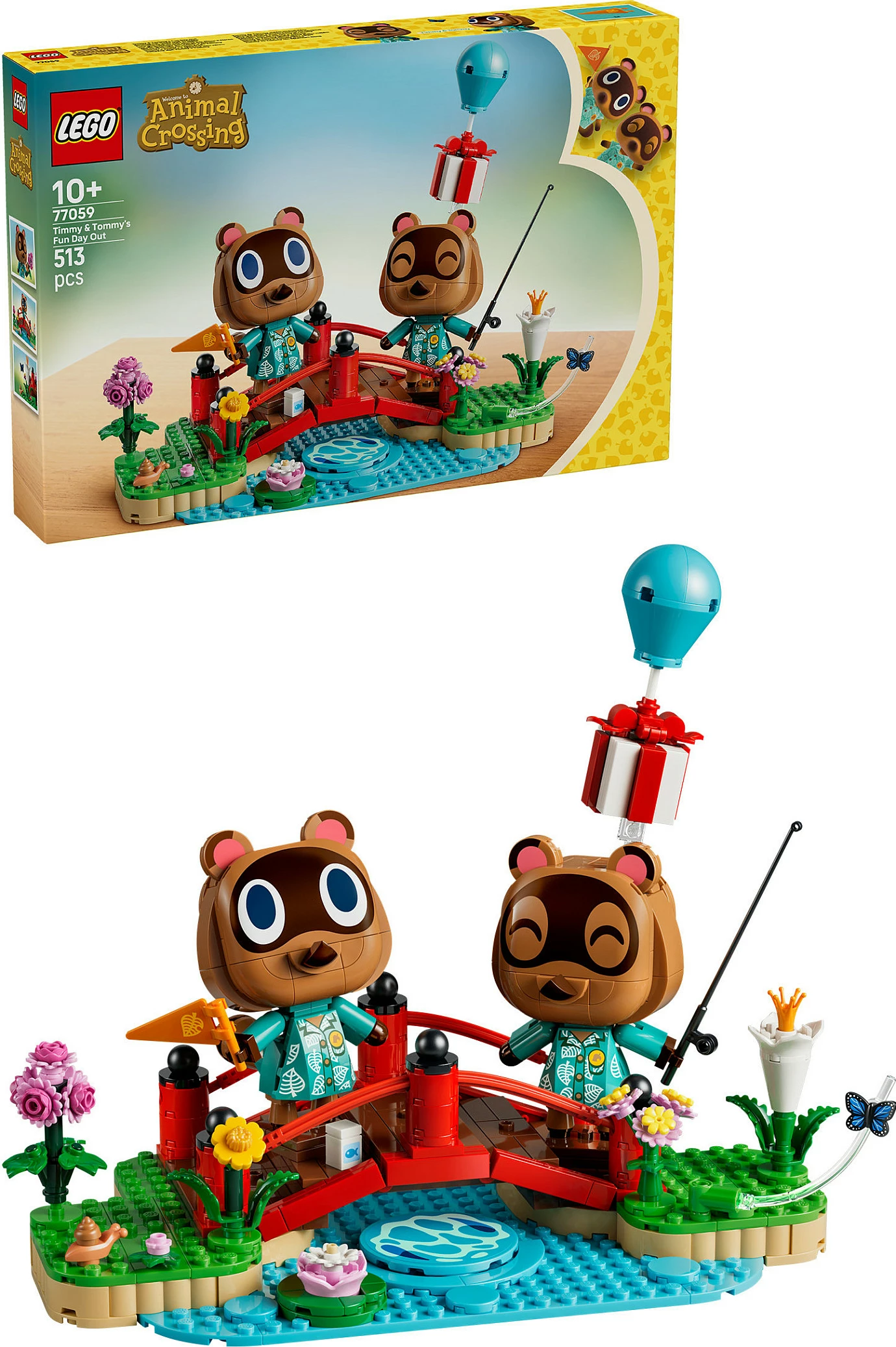 Set ndërtimi LEGO Animal Crossing 77059, 1234 pjesë, 10+, multikolor