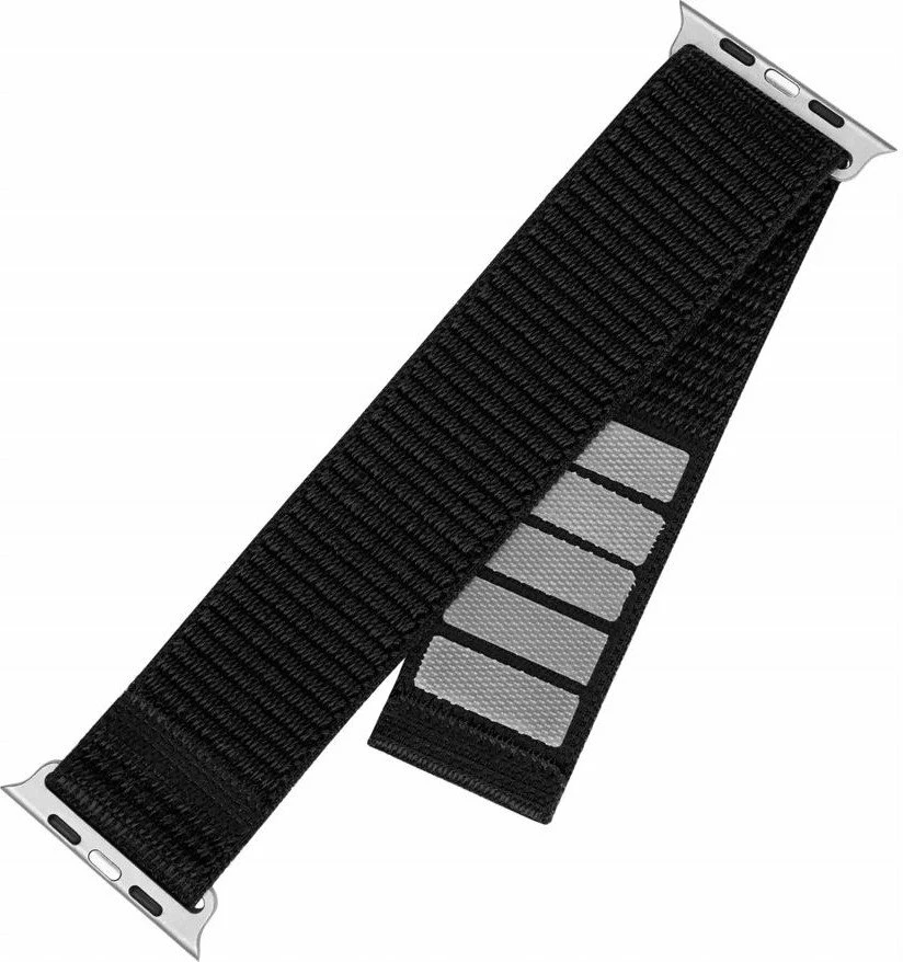 Rrip sportiv për Apple Watch Fixed FIXNST2-434-BK 42/44/45mm, 180-210 mm, nylon, i zi