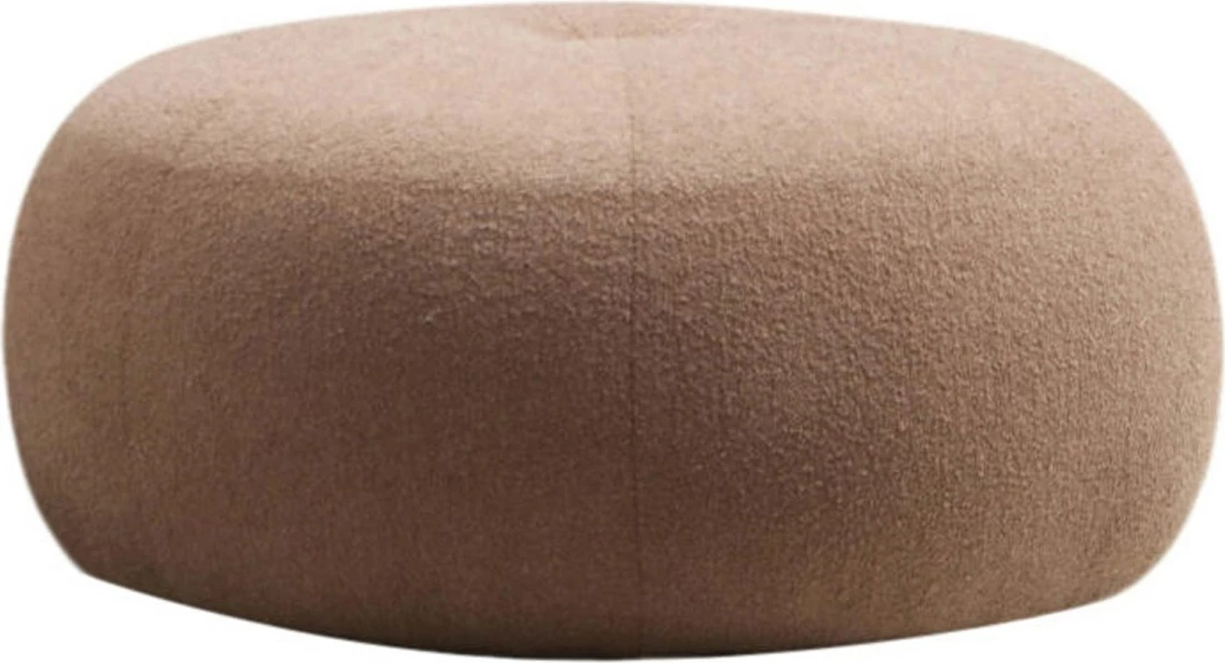 Puf Tina, ngjyrë kapuçino, Atelier del Sofa