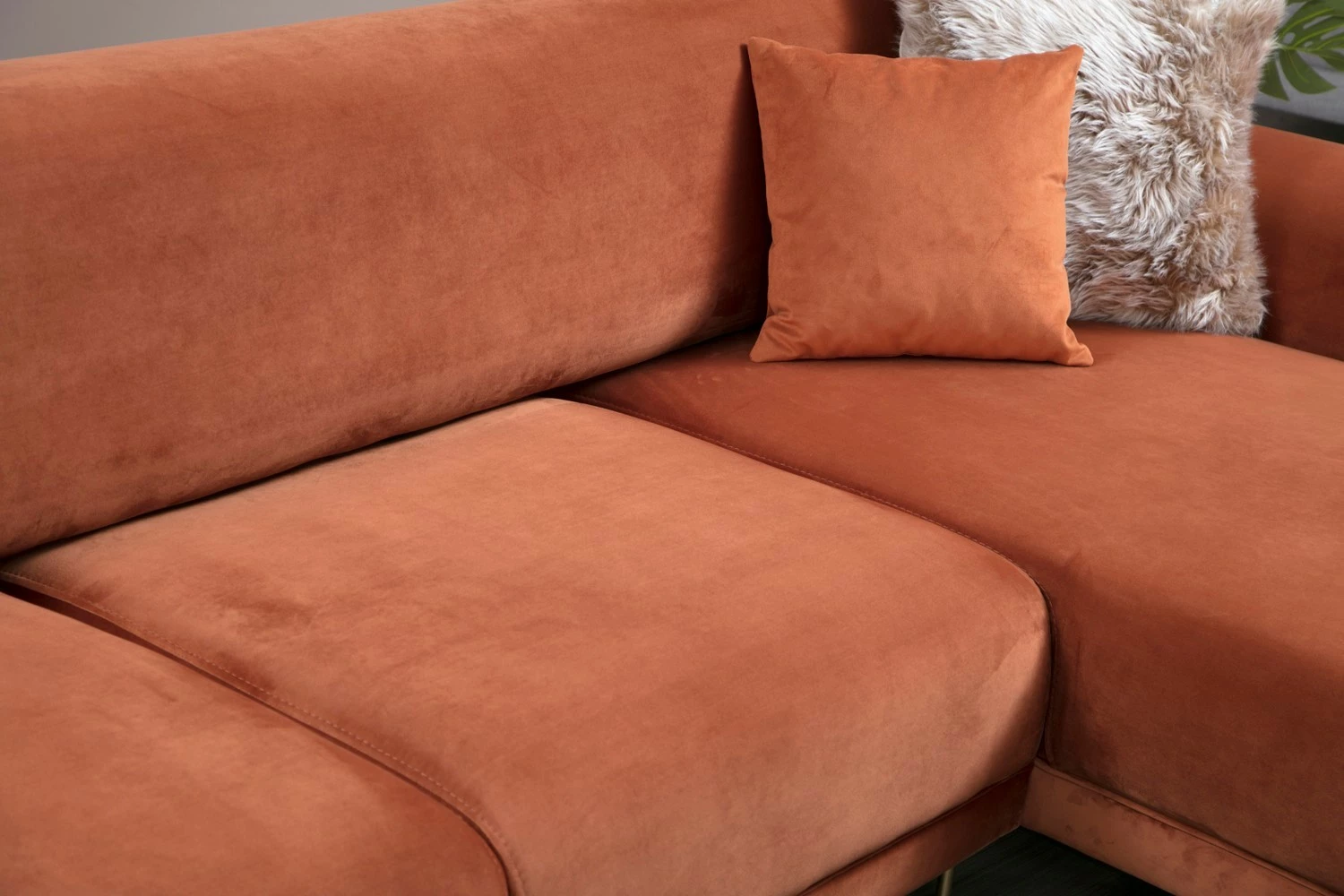 Kënd divan-krevat Atelier del Sofa, kënd i djathtë, ngjyrë kanelle (L3-Chl)