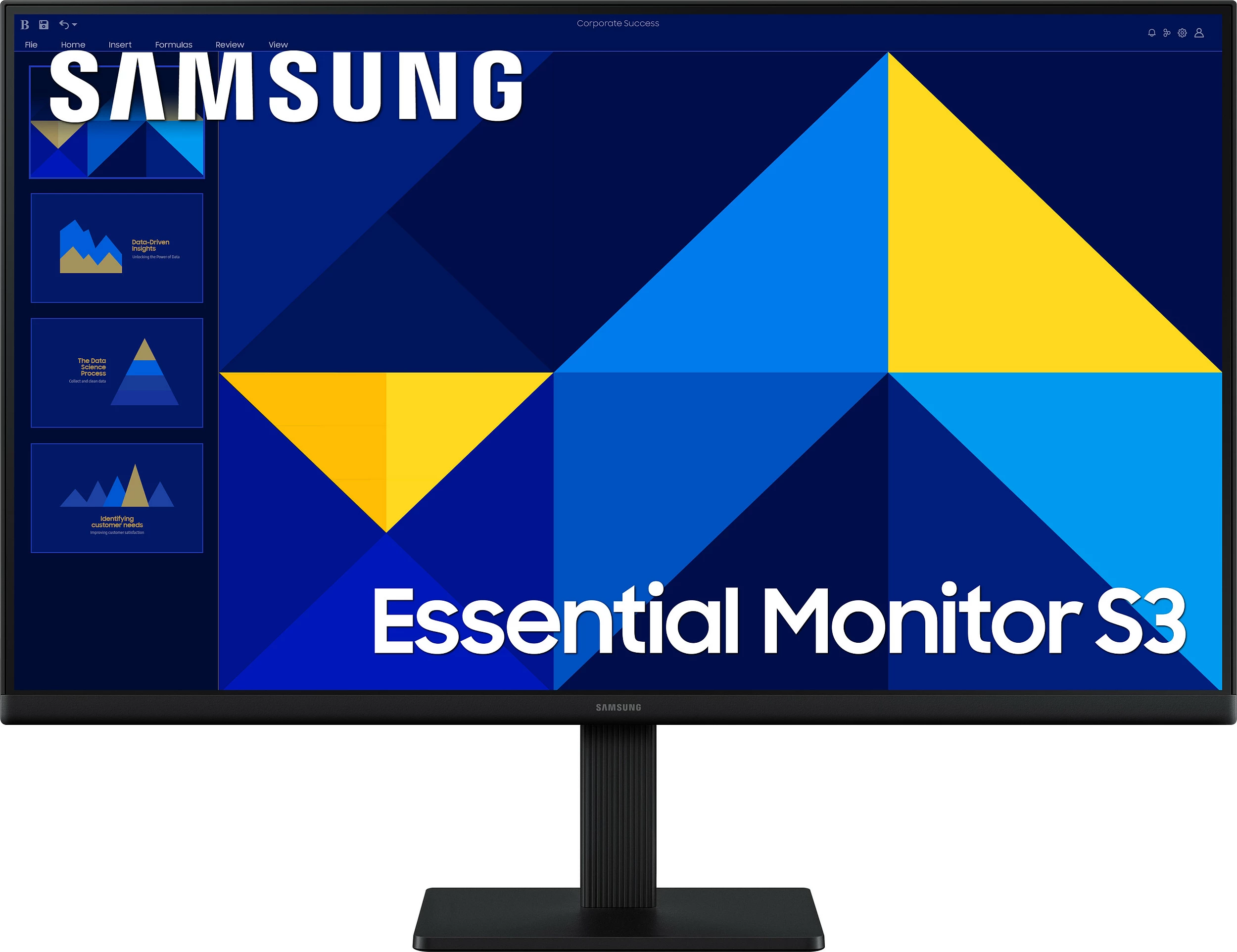 Monitor Samsung S30GD Essential S3, 24" Full HD, HDMI, 5 ms, i zi