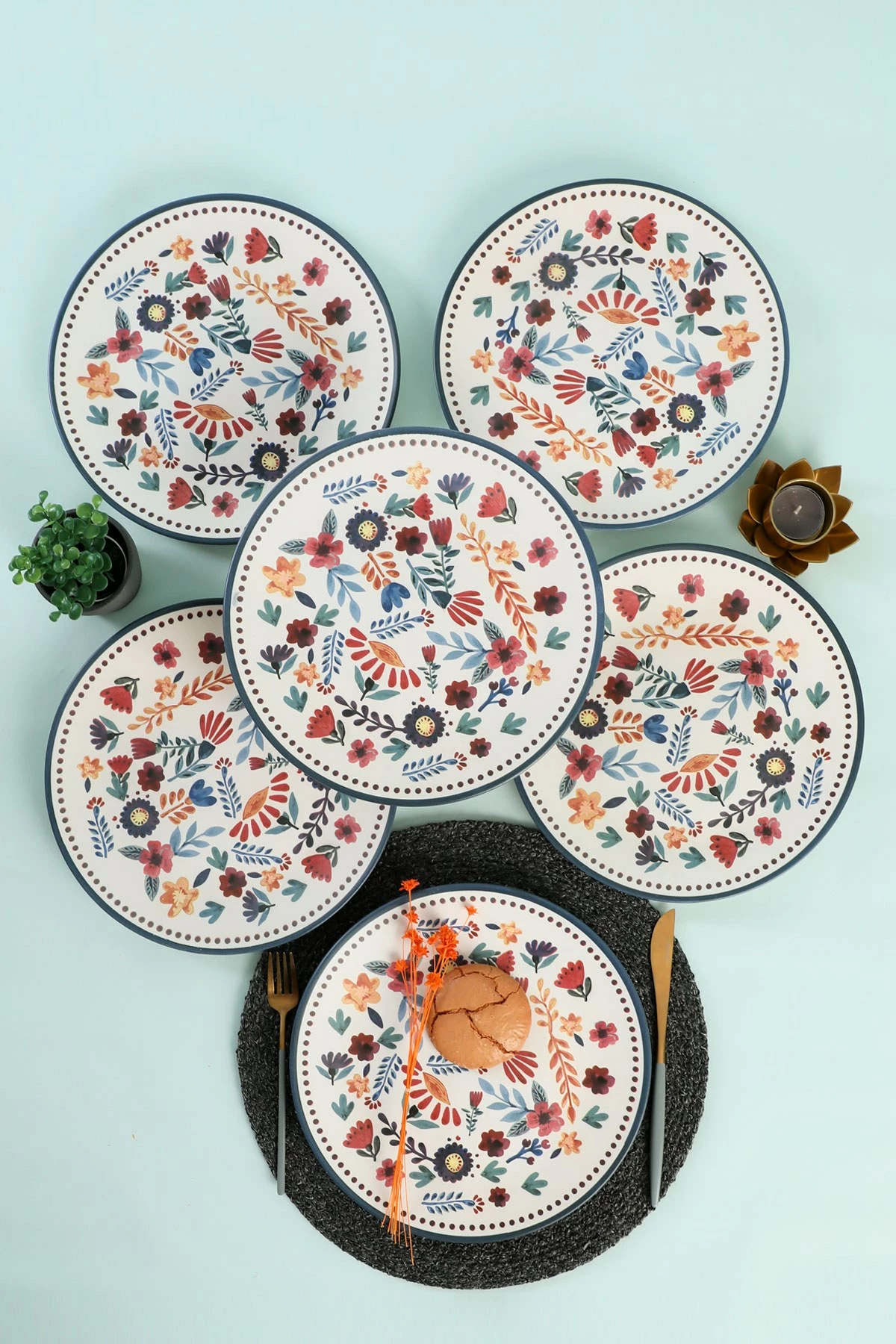 Set pjatash (6 copë), Hermia Concept, ST040106F022AJ76900MAS3T00