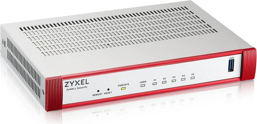 Firewall hardware ZyXEL USGFLEX50H, RJ-45, 1000 Mbit/s, Kuq