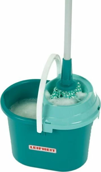 Set lodër kovë me mop Klein 6558 Leifheit Universal, për fëmijë 3+, jeshile/turkiz