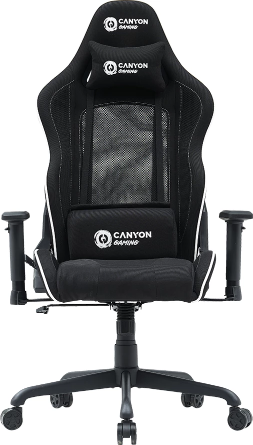 Karrige gaming CANYON Shift MCCH01, 180° e shtrishme, mbështetëse krahu 2D, deri 150 kg, e zezë