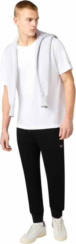 Pantallona sportive Champion Rib Cuff 220807 KK001, të zeza
