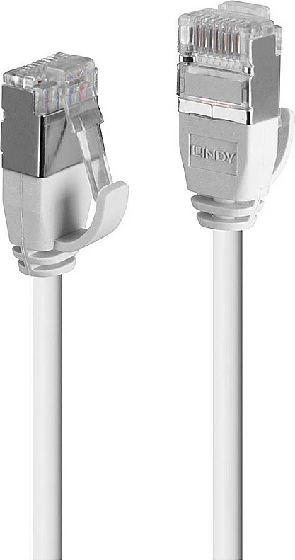 Kabllo rrjeti LINDY Patch Cat6A F/UTP Ultra Slim, 0.5m, Gri