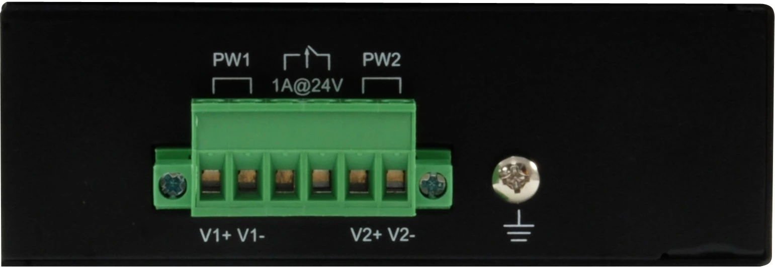 Switch industrial LevelOne 8-Port Fast Ethernet PoE, 4 dalje PoE, 126W