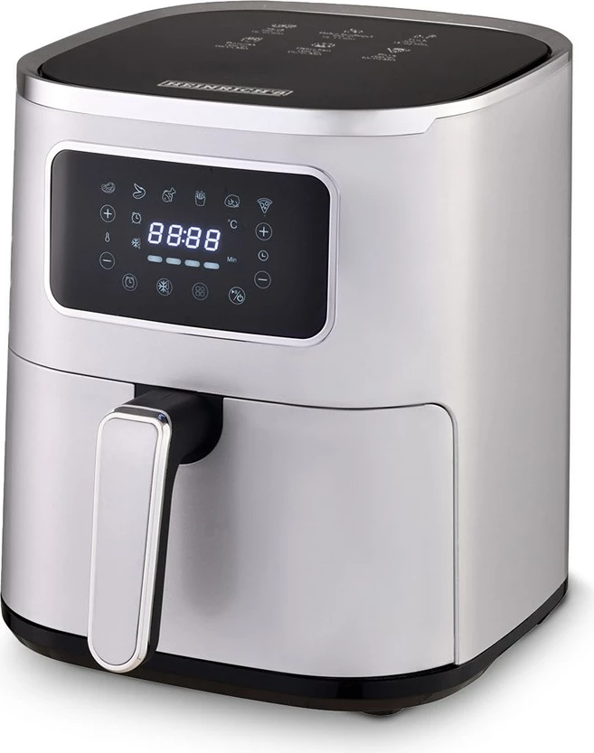 Fritezë me ajër të nxehtë HEINRICH'S HFR 8216, 5.0 L, 1450 W, Argjendtë