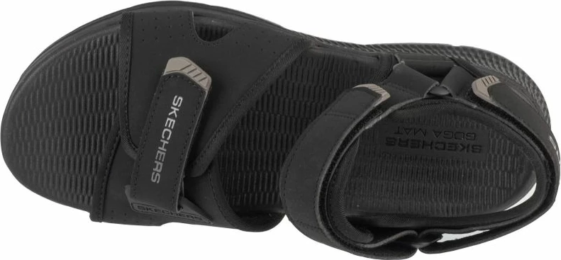 Sandale për meshkuj Skechers, të zeza