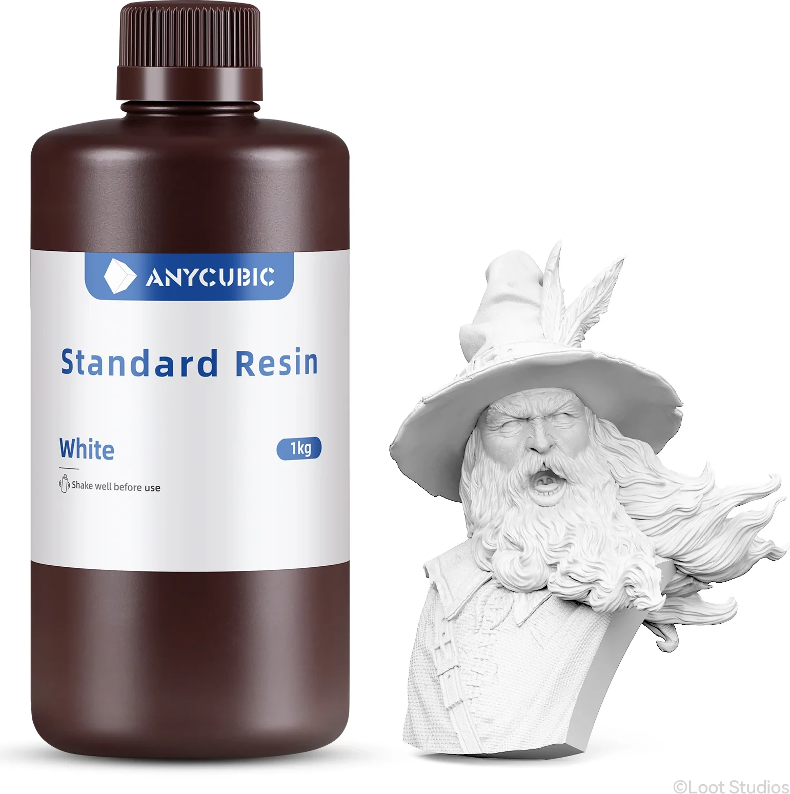 Resinë 3D Anycubic Standard, 1kg, White