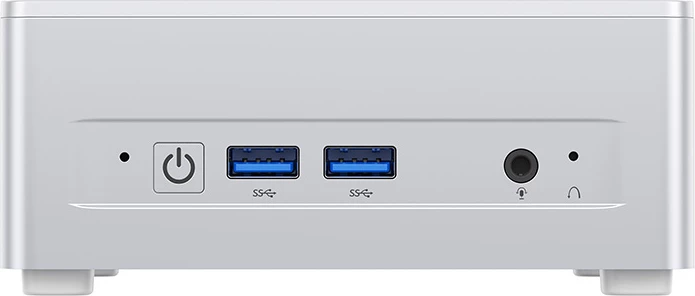 Kasë mini kompjuter Minis Forum UM870 Plus barebone, Ryzen 7 8745H, pa RAM/SSD, argjendtë