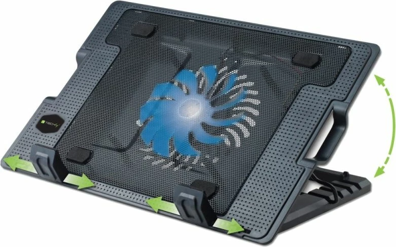 Pad ftohës për laptop TECHly, i zi