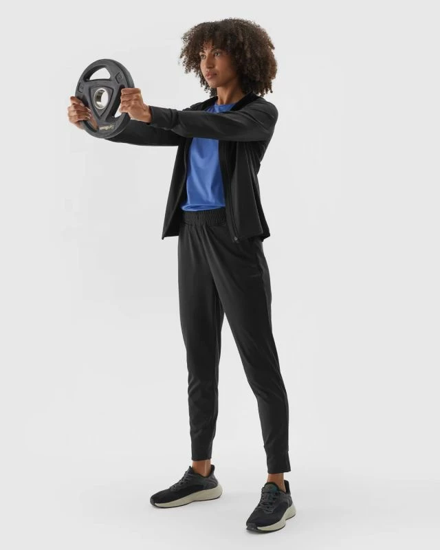 Pantallona sportive për femra 4f, të zeza