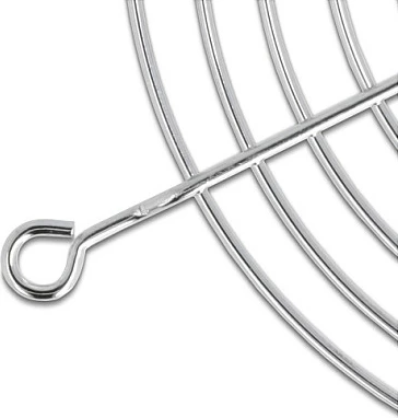 Grilë mbrojtëse ventilatori DeLOCK 67305, metal 60 mm, argjend
