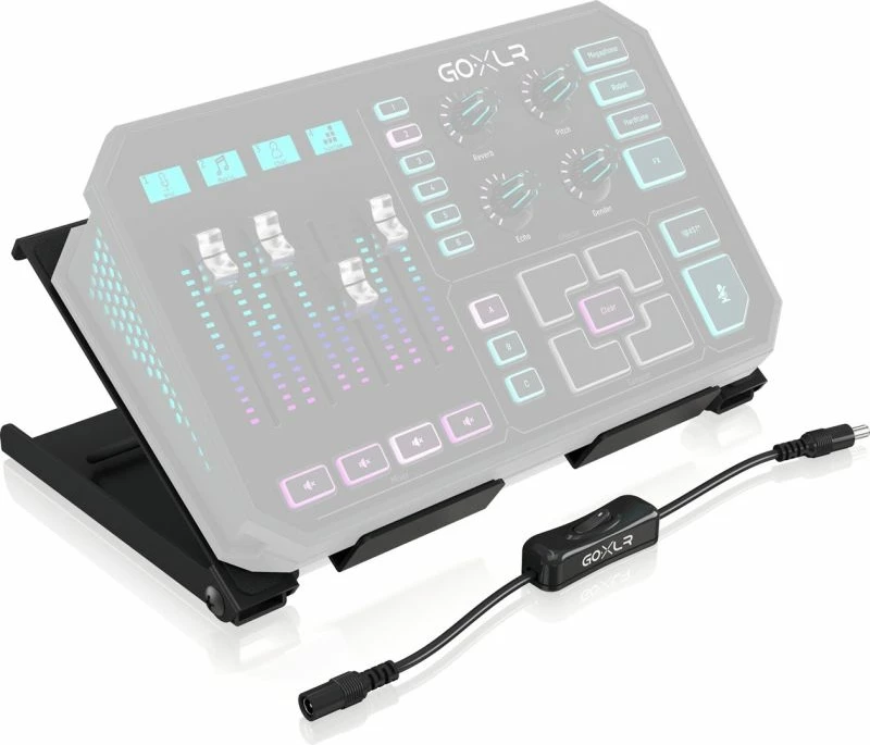 Stendë tavoline TC Helicon GO XLR, e zezë