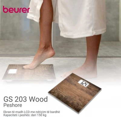 Peshore Beurer GS 203, LCD, 30x30cm, 150kg, e kaftë