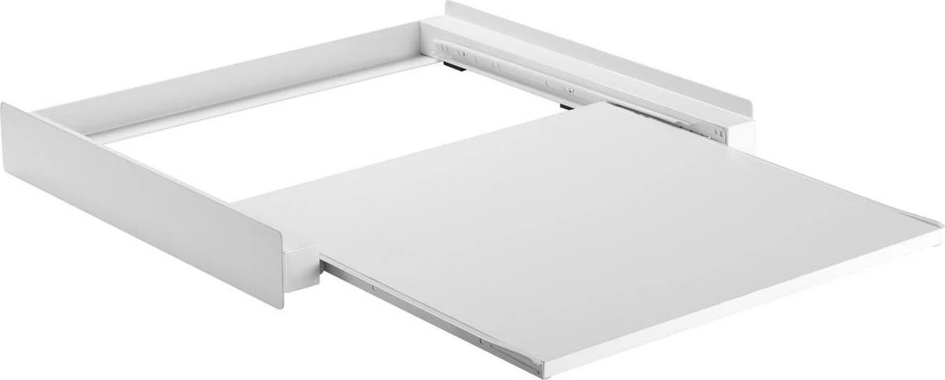 Konektor lavatriçe-tharëse Maclean MC-890 60x53cm, raft tërheqës, max 60kg, i bardhë
