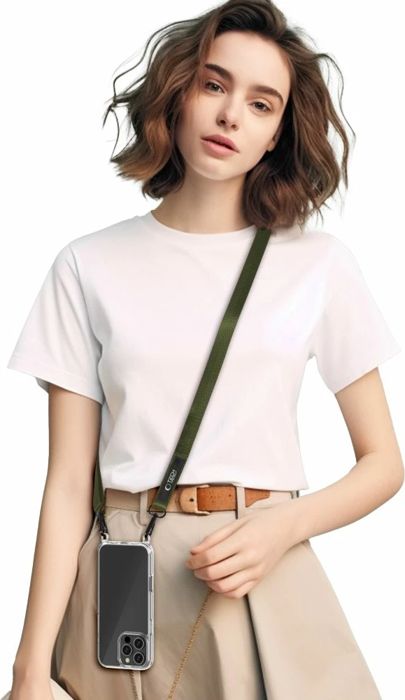 Litar për qafë dhe dorë për celular Tech-Protect C6S, me adapter, Olive set