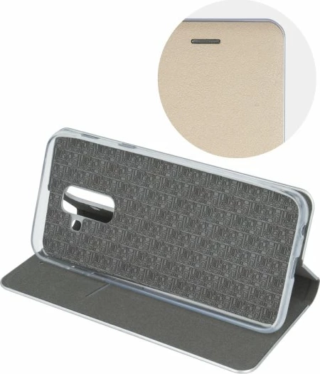 Mbështjellës flip HAVANA për Huawei P30, MPN 8427, ari me buzë argjendi