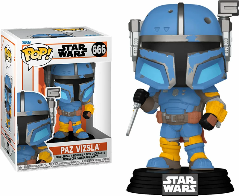 Figurinë koleksionuese vinyl Funko POP! Star Wars The Mandalorian Paz Vizsla