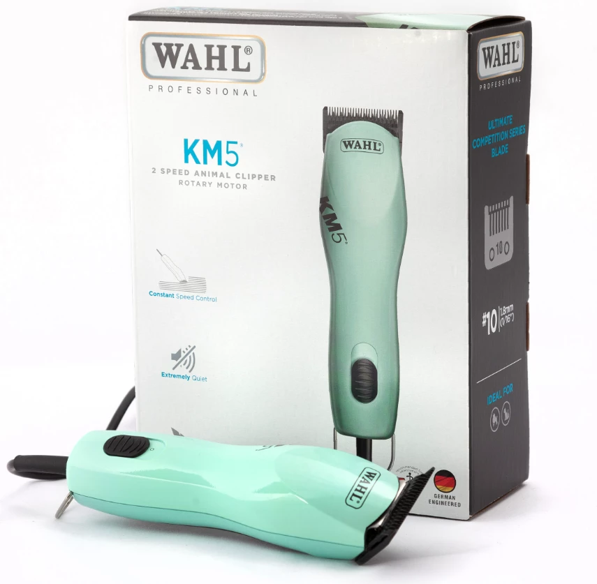 Makinë qethje për kafshë Wahl KM5 Clipper, e gjelbër