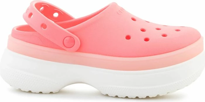 Këpucë Crocs Classic Frosted Stacked Clog Guava