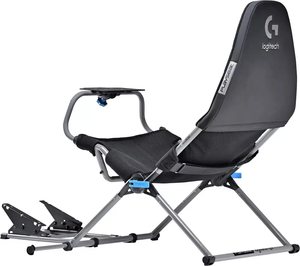 Karrige/kokpit simulimi garash Playseat Challenge X Logitech G Edition, e palosshme, e zezë