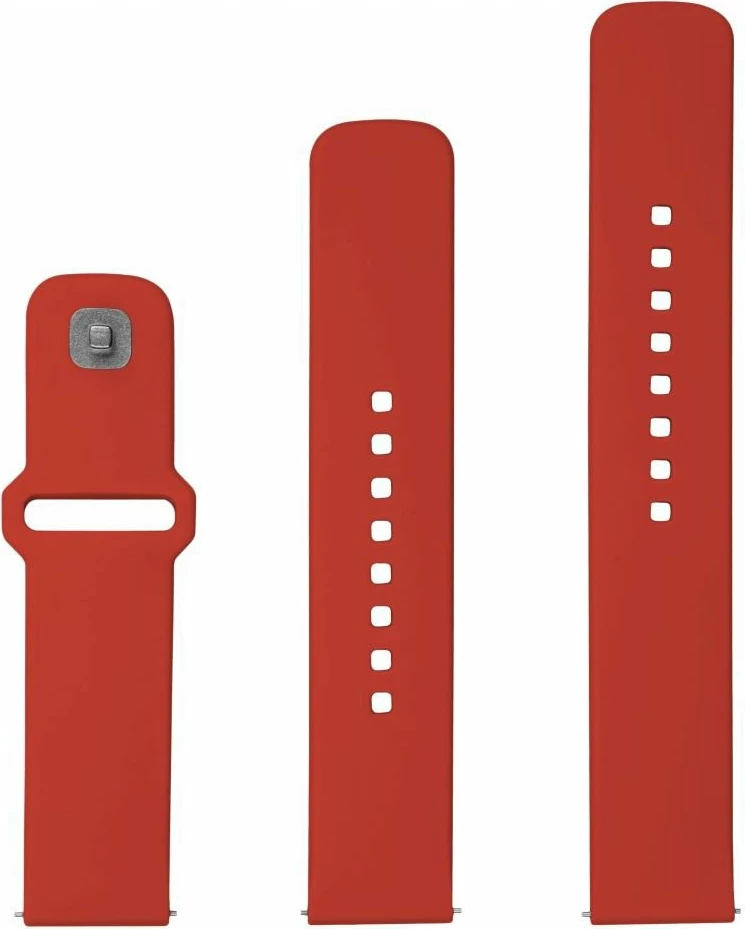 Set rripi smartwatchi Fixed Sporty Quick Release 22mm, 160-235 mm, silikon, i kuq