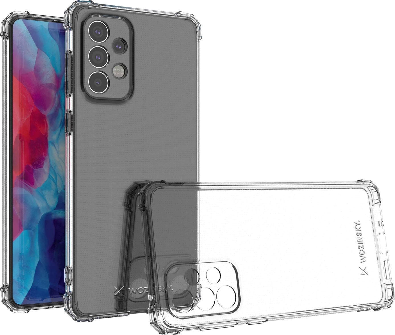 Mbështjellës Wozinsky Anti Shock për Samsung Galaxy A73, transparent