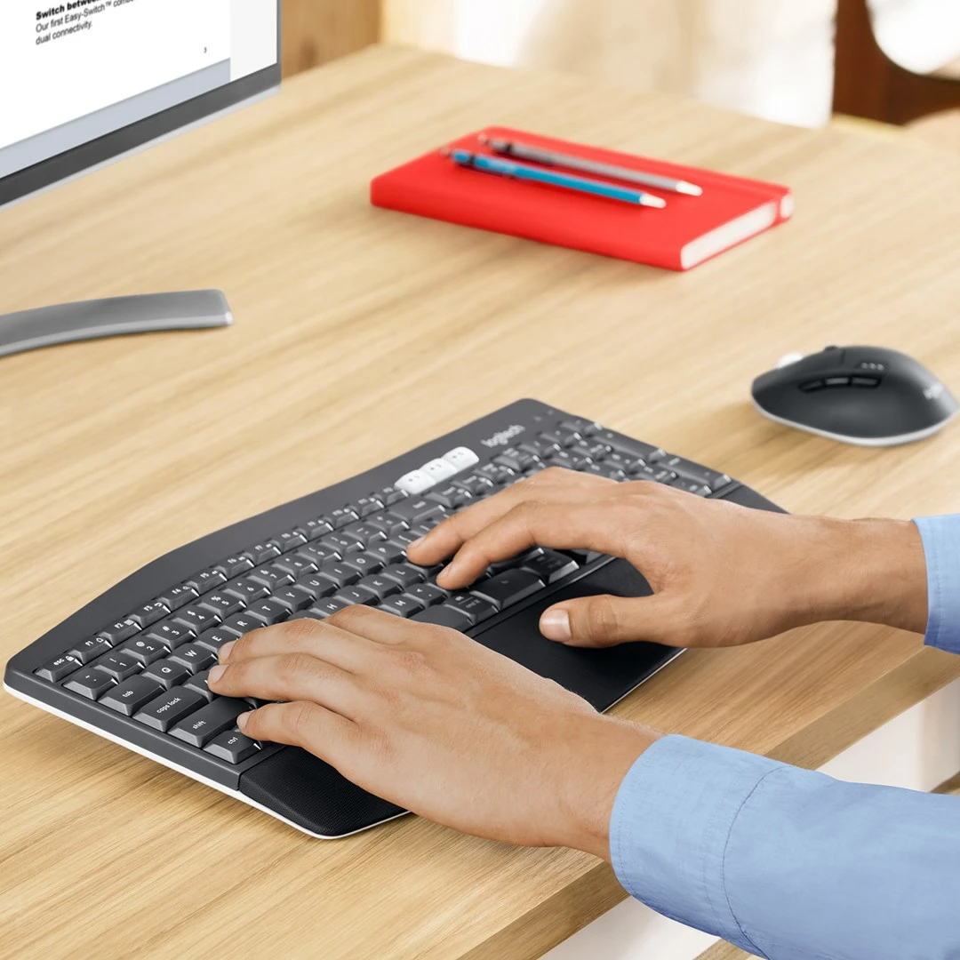 Set tastierë dhe maus Logitech MK850 Performance, pa tela, i zi
