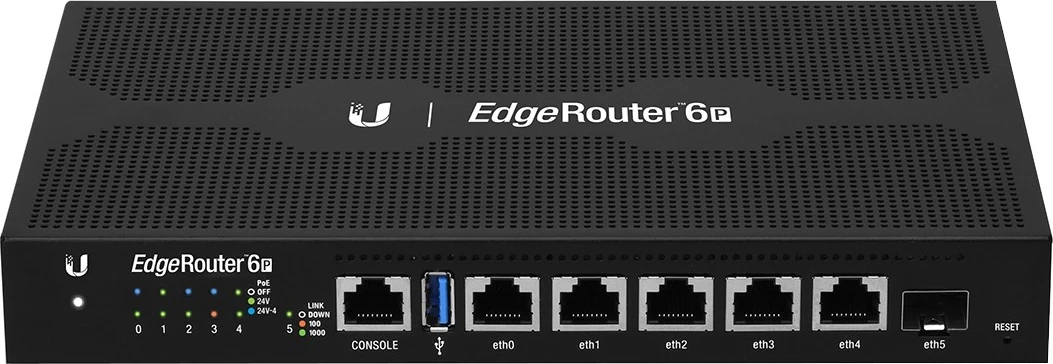Router Ubiquiti ER-6P, 5x Gigabit, 24V passive PoE, 1xSFP