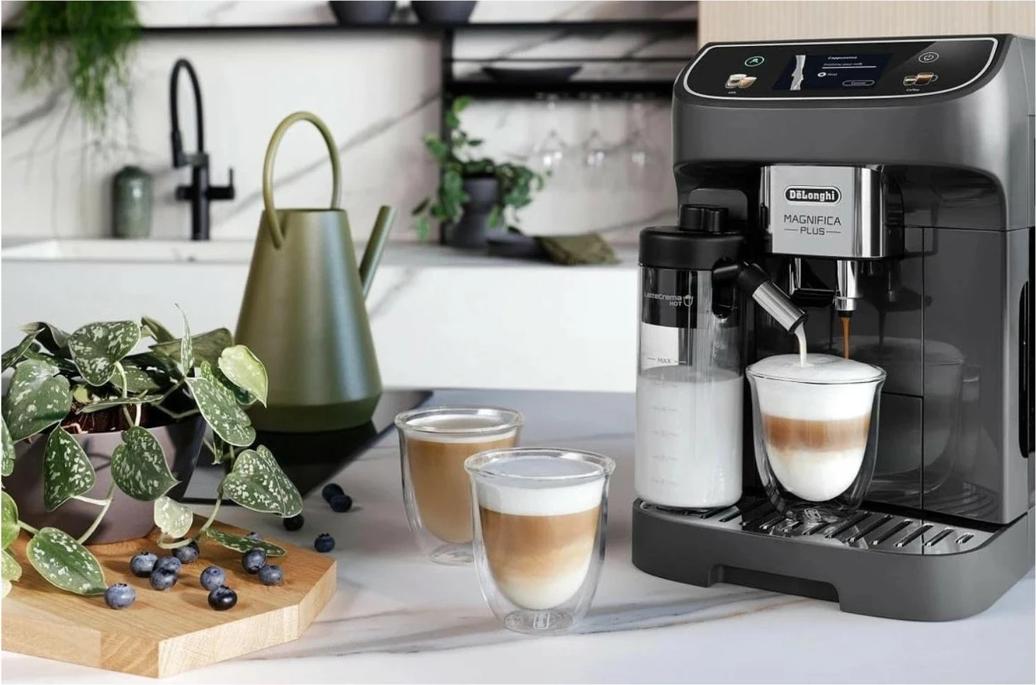 Aparat kafeje DeLonghi Magnifica Plus ECAM 320.61.G, automatik, gri