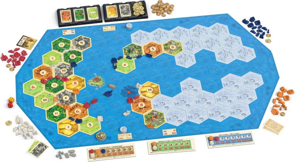 Zgjerim loje tavoline Igroljub Catan Explorers & Pirates (SLO/CRO), gjuhë sllovenisht