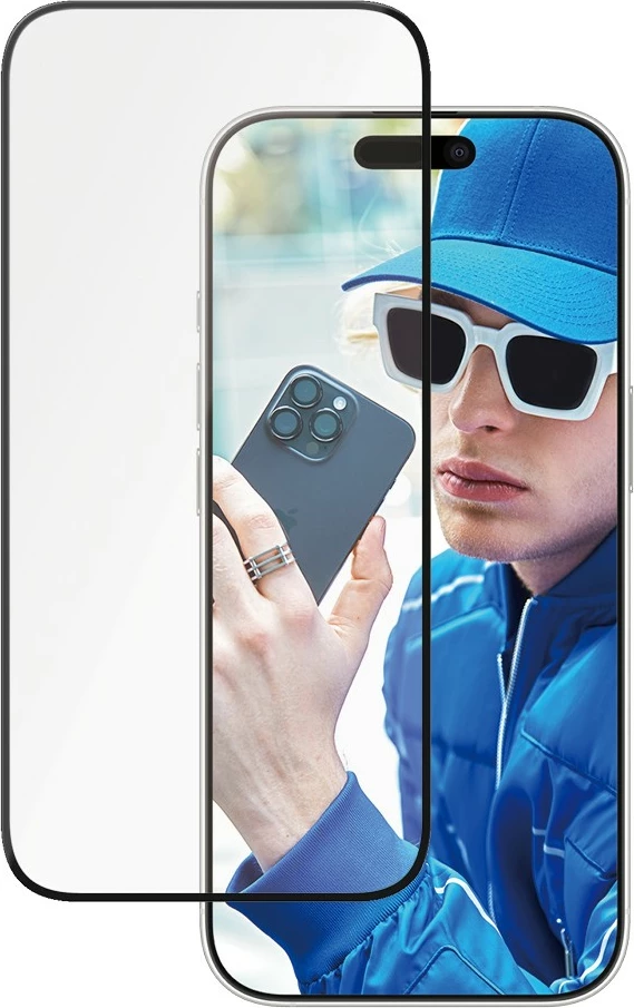 Mbrojtës ekrani PanzerGlass ceramic për iPhone 16 Pro, transparent