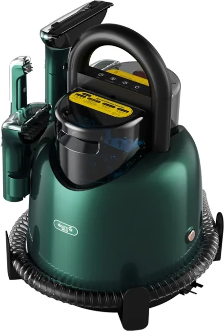 Fshesë me avull dhe larje Deerma DEM-BY700, 1650W, 1.6L ujë i pastër, 1.4L ujë i ndotur, e gjelbër, set aksesorësh