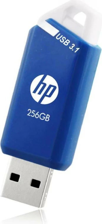 Pendrive HP HPFD755W-256, 256GB, USB 3.1, Kaltër/Bardhë
