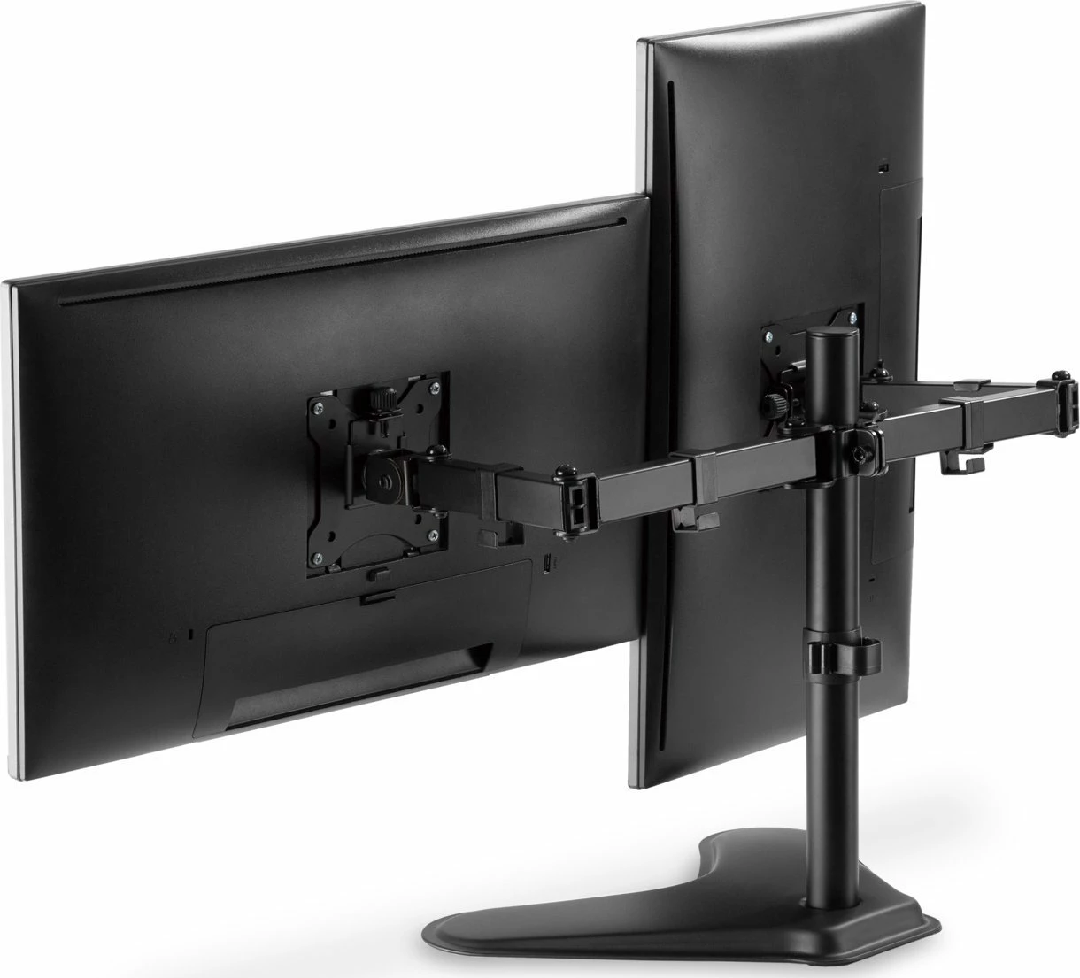 Mbajtës tavoline për 2 monitorë Digitus DA-90401 15"-32" VESA 75x75/100x100 i zi