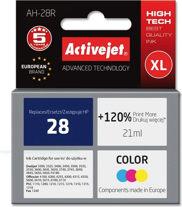 Bojë Activejet për HP për printer, 28 C8728A, 21ml