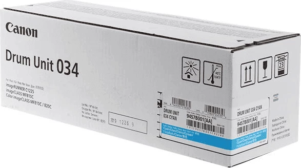 Njësi cilindri, Canon, Drum Unit 034 (9457B001), rendiment 34,000 faqe, standard, cyan