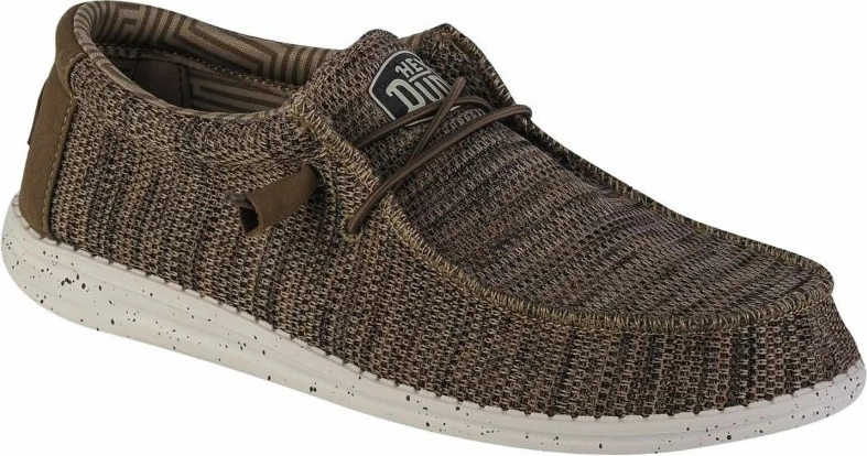 Këpucë Hey Dude Wally Sox për meshkuj, ngjyrë kafe