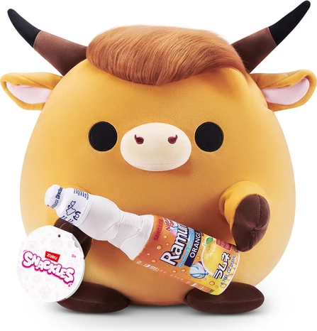 Snackles Robbie the Highland Cow – Lodër prej Pelushi 36 cm nga ZURU