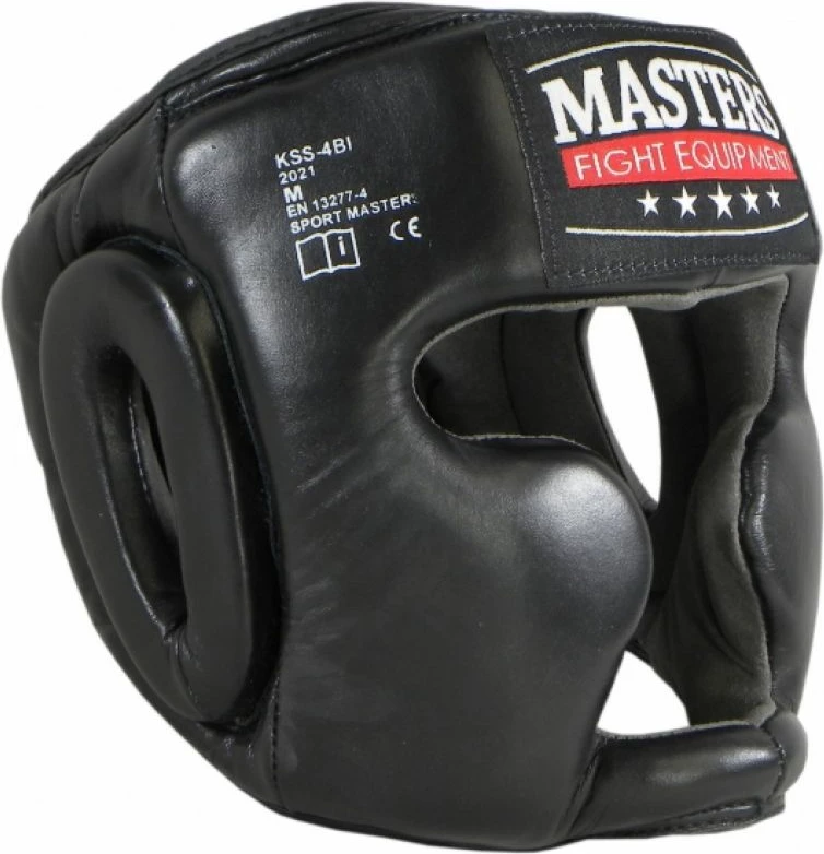 Helmetë boksi për meshkuj Masters, e zezë [Madhësia: XL]