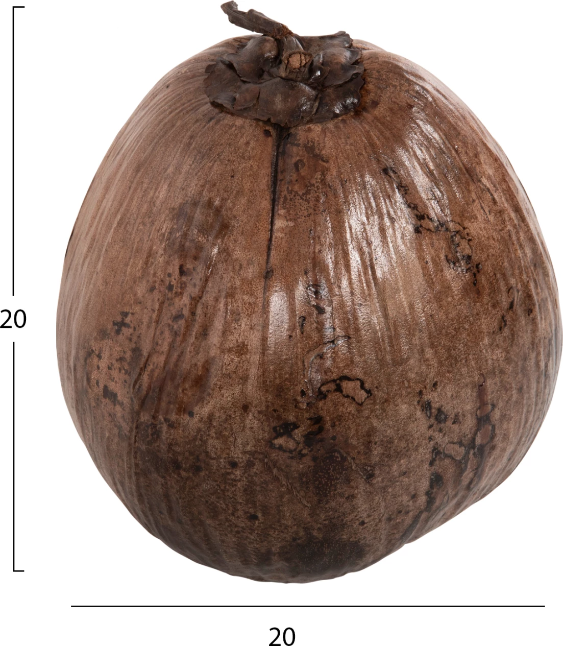 Dekor për tavolinë, FH4326.01, ngjyrë natyrale, 20x20x20H cm