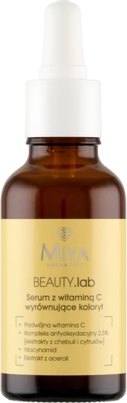 Serum për fytyrë për femra Miya Cosmetics BEAUTY.lab vitamin C evening out tone 30ml